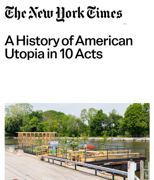 "Floating Garden" in NY Times