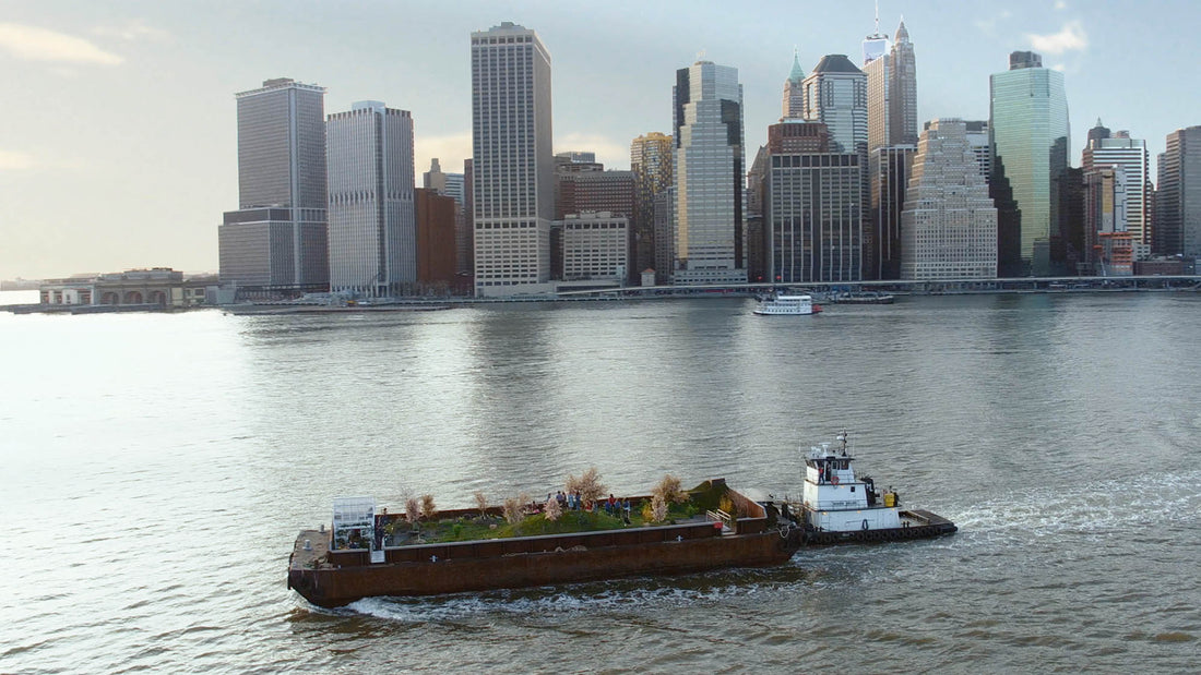 "Swale" (floating food forest) Sculpture - marymattinglystudio