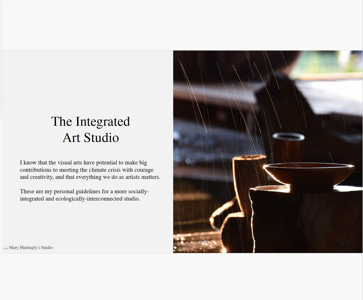 The Integrated Studio by Mary Mattingly | Sustainable Art Studio ...